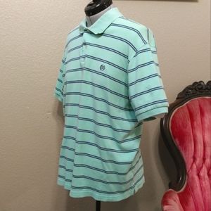 Chaps Polo 2 Button Like Green Mens XL Golf Casual Shirt